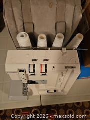 MaxSold Auction: Serger Sewing Machine and thread spools - Kawartha Lakes (Ontario, Canada) SELLER MANAGED Estate Sale Online Auction - Mary Street West