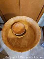 MaxSold Auction: Wooden Salad Bowl on Stand - Kawartha Lakes (Ontario, Canada) SELLER MANAGED Estate Sale Online Auction - Mary Street West