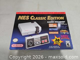 MaxSold Auction: Nintendo NES Classic Edition Mini Console with Controller(s) & Box - Toronto (Ontario, Canada) PARTNER MANAGED Reseller Online Auction - Coldwater Road