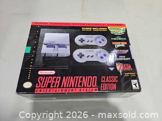 MaxSold Auction: Nintendo Super Nintendo Classic Edition (SNES Classic) Mini Console - Toronto (Ontario, Canada) PARTNER MANAGED Reseller Online Auction - Coldwater Road