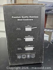 MaxSold Auction: Stainless Steel 6-Piece Cookware Set, Induction Ready - Toronto (Ontario, Canada) PARTNER MANAGED Reseller Online Auction - Coldwater Road
