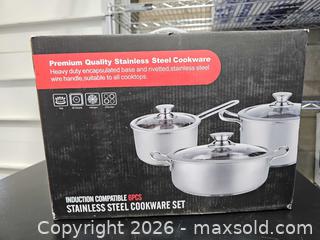 MaxSold Auction: Stainless Steel 6-Piece Cookware Set, Induction Ready - Toronto (Ontario, Canada) PARTNER MANAGED Reseller Online Auction - Coldwater Road