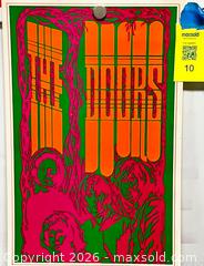 MaxSold Auction: Original Psychedelic Poster – 1967 Design – Neon Pop Art Style - Los Angeles (California, USA) SELLER MANAGED Downsizing Online Auction - Devonshire Street