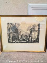 MaxSold Auction: Arch of Titus etching, attributed to Piranesi, framed - Las Vegas (Nevada, USA) PARTNER MANAGED Estate Sale Online Auction - Masked Duck Avenue