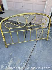 MaxSold Auction: Brass Full/Double Headboard and Footboard Set - Las Vegas (Nevada, USA) PARTNER MANAGED Estate Sale Online Auction - Masked Duck Avenue