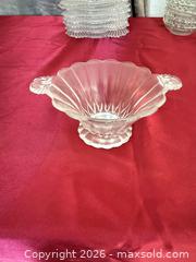 MaxSold Auction: Clear Glass Hobnail & Diamond Point Dish Set, Plates & Bowls - Las Vegas (Nevada, USA) PARTNER MANAGED Estate Sale Online Auction - Masked Duck Avenue