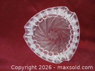MaxSold Auction: Clear Pressed & Cut Glass Serving Plate and Assorted Dishes, 6 pcs - Las Vegas (Nevada, USA) PARTNER MANAGED Estate Sale Online Auction - Masked Duck Avenue
