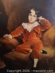 MaxSold Auction: Framed Oil on Canvas Boy Portrait in Ornate Gilded Frame - Las Vegas (Nevada, USA) PARTNER MANAGED Estate Sale Online Auction - Masked Duck Avenue