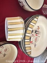 MaxSold Auction: HD Designs Ceramic Chef-Motif Bowls, Ramekins & Pedestal Cake Stand - Las Vegas (Nevada, USA) PARTNER MANAGED Estate Sale Online Auction - Masked Duck Avenue