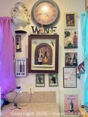 MaxSold Auction: Italian Wine-Themed Wall Decor Set – Ceramic, Wood, Resin - Las Vegas (Nevada, USA) PARTNER MANAGED Estate Sale Online Auction - Masked Duck Avenue