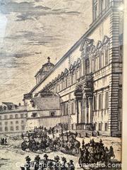 MaxSold Auction: Large Framed Cityscape / Historical Engraving Print - Las Vegas (Nevada, USA) PARTNER MANAGED Estate Sale Online Auction - Masked Duck Avenue