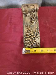 MaxSold Auction: Pair Antique Gold Resin Shelf Brackets/Corbels 7 in - Las Vegas (Nevada, USA) PARTNER MANAGED Estate Sale Online Auction - Masked Duck Avenue