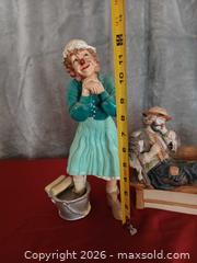 MaxSold Auction: Pair of Resin Clown Figurines, 6–10 in, Multicolor - Las Vegas (Nevada, USA) PARTNER MANAGED Estate Sale Online Auction - Masked Duck Avenue