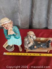 MaxSold Auction: Pair of Resin Clown Figurines, 6–10 in, Multicolor - Las Vegas (Nevada, USA) PARTNER MANAGED Estate Sale Online Auction - Masked Duck Avenue