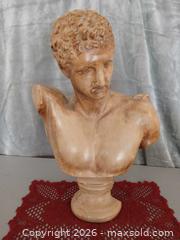 MaxSold Auction: Plaster Bust of Hermes with 'HERMES OLYMPIA' Inscription - Las Vegas (Nevada, USA) PARTNER MANAGED Estate Sale Online Auction - Masked Duck Avenue