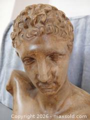 MaxSold Auction: Plaster Bust of Hermes with 'HERMES OLYMPIA' Inscription - Las Vegas (Nevada, USA) PARTNER MANAGED Estate Sale Online Auction - Masked Duck Avenue