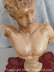 MaxSold Auction: Plaster Bust of Hermes with 'HERMES OLYMPIA' Inscription - Las Vegas (Nevada, USA) PARTNER MANAGED Estate Sale Online Auction - Masked Duck Avenue