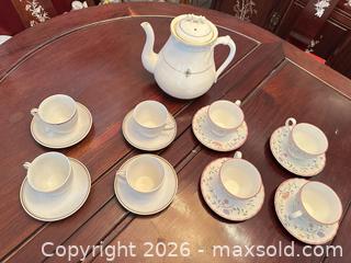 MaxSold Auction: Porcelain & Ceramic Tea Set with Teapot, 8 Cups & 8 Saucers - Las Vegas (Nevada, USA) PARTNER MANAGED Estate Sale Online Auction - Masked Duck Avenue