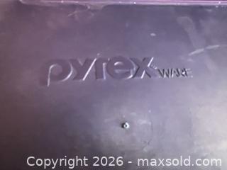 MaxSold Auction: Pyrex Glass Baking/Casserole Dishes with Blue Lids (Set of 2) - Las Vegas (Nevada, USA) PARTNER MANAGED Estate Sale Online Auction - Masked Duck Avenue