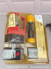 MaxSold Auction: Royal Corded Handheld Carpet Brush with Packaged Eveready Flashlight - Las Vegas (Nevada, USA) PARTNER MANAGED Estate Sale Online Auction - Masked Duck Avenue