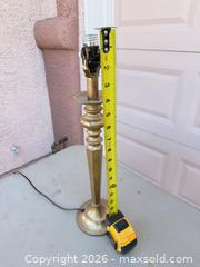 MaxSold Auction: Set of 3 vintage brass/bronze table lamps with green glass shades - Las Vegas (Nevada, USA) PARTNER MANAGED Estate Sale Online Auction - Masked Duck Avenue