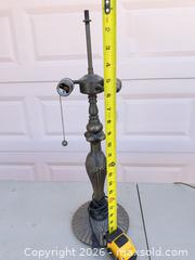 MaxSold Auction: Set of 3 vintage brass/bronze table lamps with green glass shades - Las Vegas (Nevada, USA) PARTNER MANAGED Estate Sale Online Auction - Masked Duck Avenue