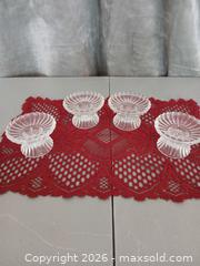 MaxSold Auction: Set of 4 Clear Pressed Glass Ribbed Candle Holders - Las Vegas (Nevada, USA) PARTNER MANAGED Estate Sale Online Auction - Masked Duck Avenue