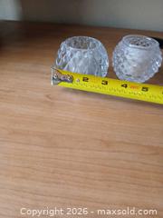 MaxSold Auction: Set of 4 Clear Pressed Glass Tealight Candle Holders - Las Vegas (Nevada, USA) PARTNER MANAGED Estate Sale Online Auction - Masked Duck Avenue