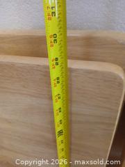 MaxSold Auction: Set of 4 Solid Wood Folding TV Tray Tables, Light Natural Finish - Las Vegas (Nevada, USA) PARTNER MANAGED Estate Sale Online Auction - Masked Duck Avenue