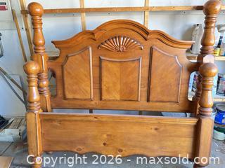 MaxSold Auction: Solid Wood Queen Headboard and Footboard, Honey Finish - Las Vegas (Nevada, USA) PARTNER MANAGED Estate Sale Online Auction - Masked Duck Avenue