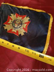 MaxSold Auction: VFW & US Military Collectible Lot with Flags, Framed Emblem - Las Vegas (Nevada, USA) PARTNER MANAGED Estate Sale Online Auction - Masked Duck Avenue