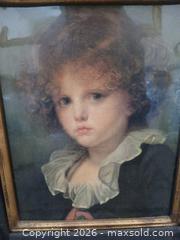 MaxSold Auction: Victorian-Style Framed Child Portrait Print - Las Vegas (Nevada, USA) PARTNER MANAGED Estate Sale Online Auction - Masked Duck Avenue