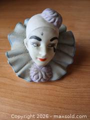 MaxSold Auction: Vintage Ceramic Clown Figurine Set of 3, 2–4 in, Multicolor - Las Vegas (Nevada, USA) PARTNER MANAGED Estate Sale Online Auction - Masked Duck Avenue