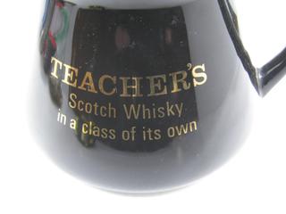 MaxSold Auction: Old Wade Black & Gold Ceramic Teacher's Scotch Whisky Advertising Bar Jug - Esquimalt (British Columbia, Canada) SELLER MANAGED Downsizing Online Auction - Yarrow                