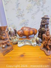 MaxSold Auction: Assorted Wooden, Ceramic & Resin Animal Figurines (Medium) - Calgary (Alberta, Canada) PARTNER MANAGED Downsizing Online Auction - Huntcroft Way Northeast