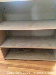 MaxSold Auction: Gray Modern 3-Shelf Engineered Wood Bookshelf - Calgary (Alberta, Canada) PARTNER MANAGED Downsizing Online Auction - Huntcroft Way Northeast