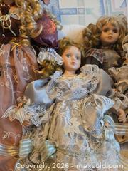 MaxSold Auction: Lot of 4 Porcelain Dolls, 12–24 in, Victorian Style - Calgary (Alberta, Canada) PARTNER MANAGED Downsizing Online Auction - Huntcroft Way Northeast