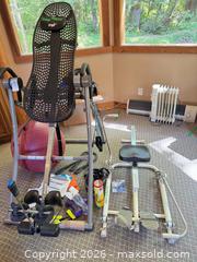 MaxSold Auction: Lot: Teeter-style Inversion Table, Rowing Frame & Exercise Gear - Central Saanich (British Columbia, Canada) PARTNER MANAGED Moving Online Auction - Cultra Avenue