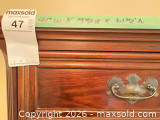 MaxSold Auction: Mahogany Solid Wood Queen Anne Highboy Chest, 6 Drawers - Central Saanich (British Columbia, Canada) PARTNER MANAGED Moving Online Auction - Cultra Avenue