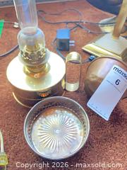 MaxSold Auction: Mixed Vintage Brass & Glass Candles, Lamps & Fireplace Tools  - Central Saanich (British Columbia, Canada) PARTNER MANAGED Moving Online Auction - Cultra Avenue
