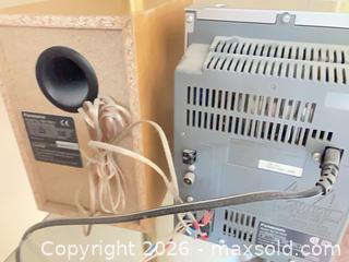 MaxSold Auction: Panasonic Silver CD Stereo System (MP3 Compatible) - Central Saanich (British Columbia, Canada) PARTNER MANAGED Moving Online Auction - Cultra Avenue