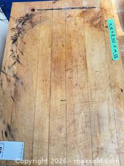 MaxSold Auction: Solid Wood Kitchen Island Cart with Open Shelving & Casters - Central Saanich (British Columbia, Canada) PARTNER MANAGED Moving Online Auction - Cultra Avenue
