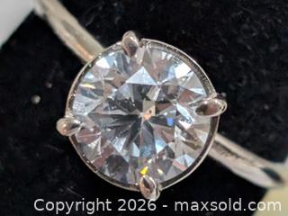 MaxSold Auction: 10K(1.6g)Lab Diamond(1.54ct)Ring - Toronto (Ontario, Canada) PARTNER MANAGED Downsizing Online Auction - Yonge Street