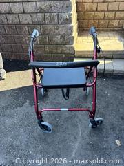 MaxSold Auction: Bios Diagnostics Rollator WALKER in Almost New Condition - Ajax (Ontario, Canada) SELLER MANAGED Reseller Online Auction - Pickering Beach Road