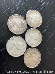 MaxSold Auction: Five (5) - 1967 Canadian Quarters - Ajax (Ontario, Canada) SELLER MANAGED Reseller Online Auction - Pickering Beach Road