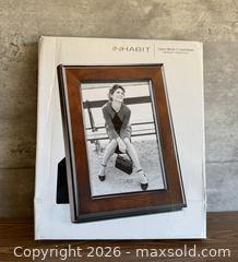 MaxSold Auction: NIB INHABIT Classic Woods 2 Level Brown 8x10 inch Picture Frame - Los Altos (California, USA) SELLER MANAGED Estate Sale Online Auction - Holt Avenue