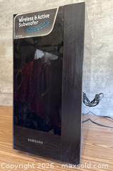 MaxSold Auction: Samsung PS-WE450 Wireless & Active Subwoofer - Los Altos (California, USA) SELLER MANAGED Estate Sale Online Auction - Holt Avenue