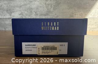 MaxSold Auction: STUART WEITZMAN SURROUND BLACK ULTRASUEDE Pumps Heels Shoes - Los Altos (California, USA) SELLER MANAGED Estate Sale Online Auction - Holt Avenue