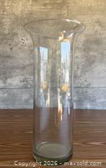 MaxSold Auction: Vintage Flared Rim Glass Cylinder Vase - Los Altos (California, USA) SELLER MANAGED Estate Sale Online Auction - Holt Avenue