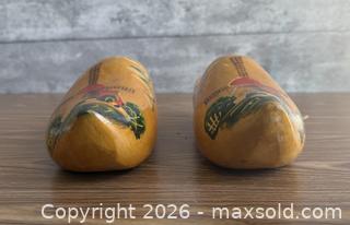 MaxSold Auction: Vintage Hand Painted Wooden Dutch Clogs - Los Altos (California, USA) SELLER MANAGED Estate Sale Online Auction - Holt Avenue